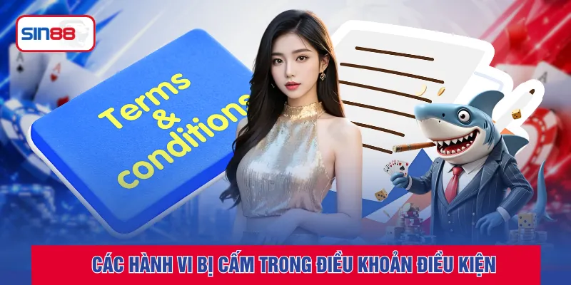 Các hành vi bị cấm trong điều khoản điều kiện