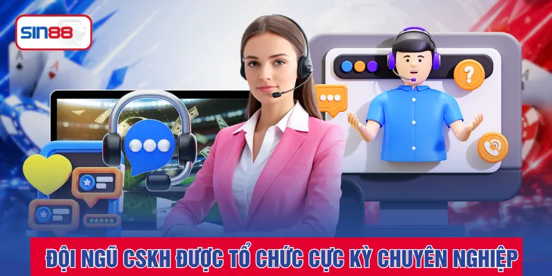 Đội ngũ CSKH được tổ chức cực kỳ chuyên nghiệp