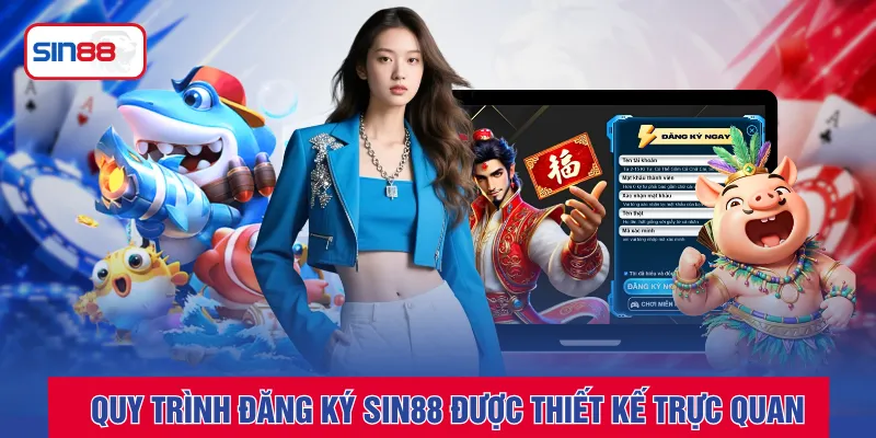 Quy trình đăng ký SIN88 được thiết kế trực quan