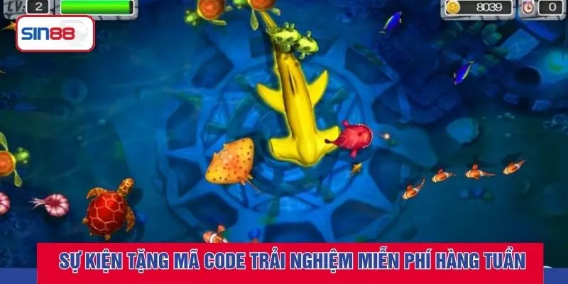 Sự kiện tặng mã code trải nghiệm miễn phí hàng tuần