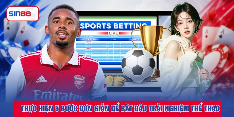 Thực hiện 5 bước đơn giản để bắt đầu trải nghiệm thể thao
