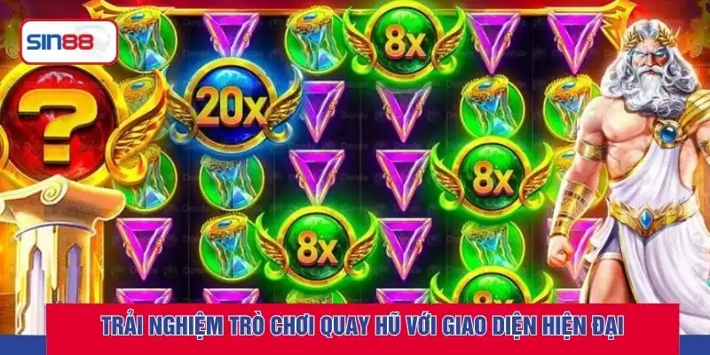 Trải nghiệm trò chơi quay hũ với giao diện hiện đại